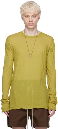 Yellow Basic Long Sleeve T-Shirt - Rick Owens - Modalova