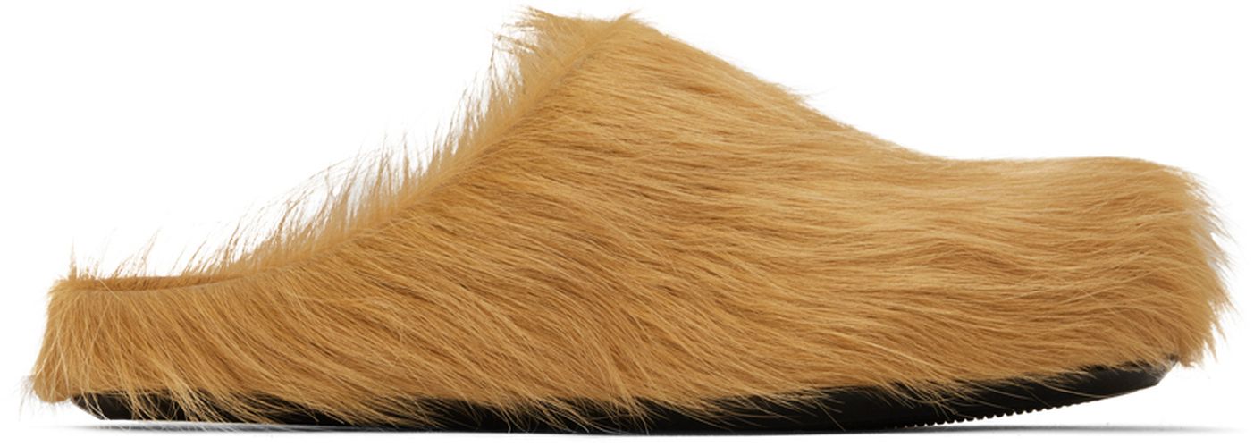 Marni Beige Fussbett Sabot Loafers - Marni - Modalova
