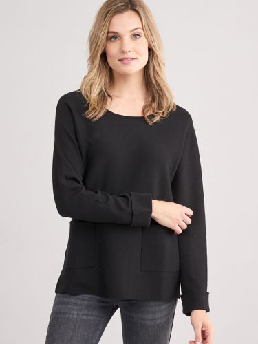 Boat neck sweater with pockets - REPEAT cashmere - Modalova