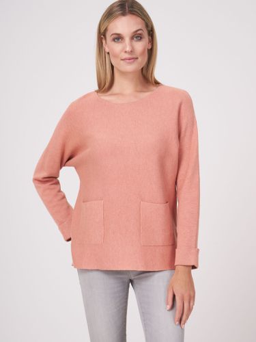 Boat neck sweater with pockets - REPEAT cashmere - Modalova