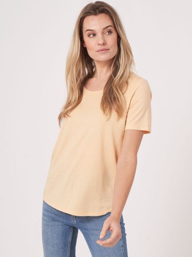 Women's basic T-shirt - REPEAT cashmere - Modalova