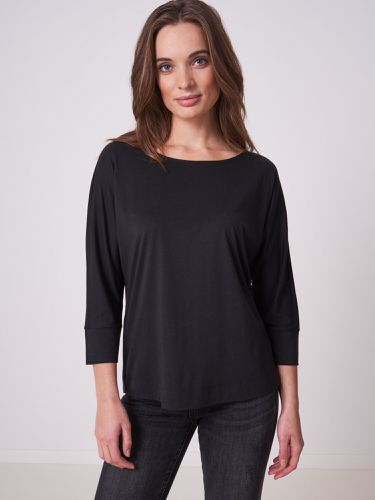 Batwing top with 3/4 sleeve - REPEAT cashmere - Modalova