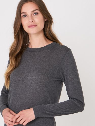 Long-sleeved top with round neck - REPEAT cashmere - Modalova