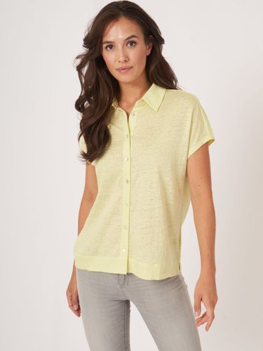 Linen shirt top - REPEAT cashmere - Modalova