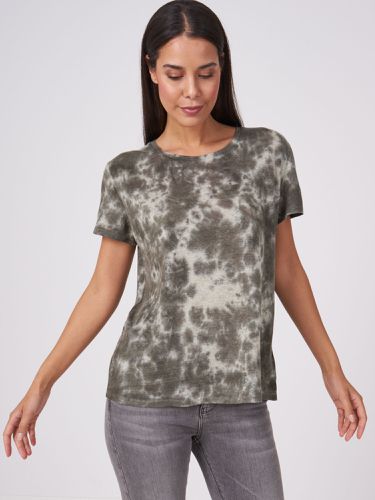 Linen tie dye T-Shirt - REPEAT cashmere - Modalova