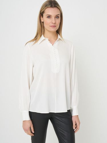 Silk shirt with button loop closure - REPEAT cashmere - Modalova