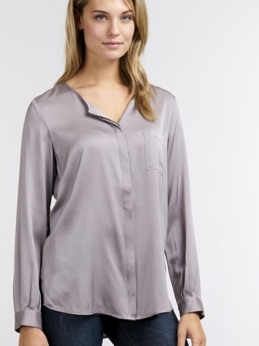 Split neck silk blouse - REPEAT cashmere - Modalova