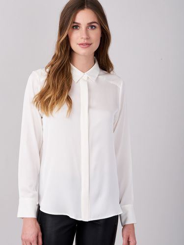 Silk collar shirt - REPEAT cashmere - Modalova