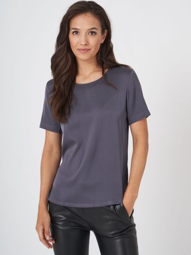 Silk T-shirt - REPEAT cashmere - Modalova