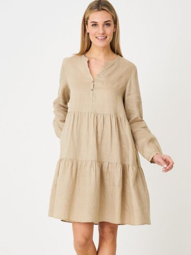 Linen tiered dress - REPEAT cashmere - Modalova