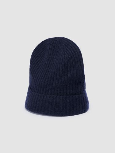 Ribbed hat in organic cashmere - REPEAT cashmere - Modalova