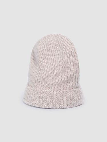 Ribbed hat in organic cashmere - REPEAT cashmere - Modalova