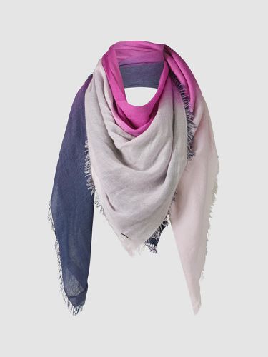 Woven scarf with tie dye print - REPEAT cashmere - Modalova