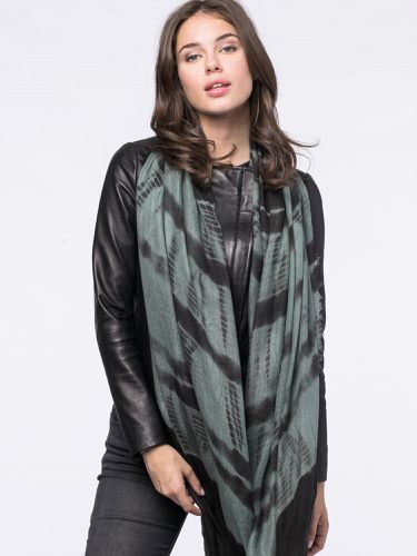 Cashmere blend scarf with color gradient - REPEAT cashmere - Modalova