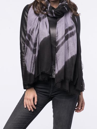 Cashmere blend scarf with color gradient - REPEAT cashmere - Modalova