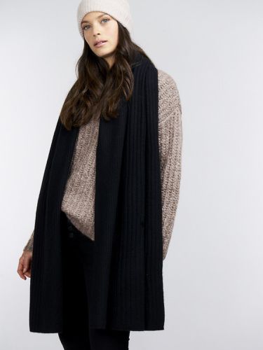 Rib knit cashmere scarf - REPEAT cashmere - Modalova