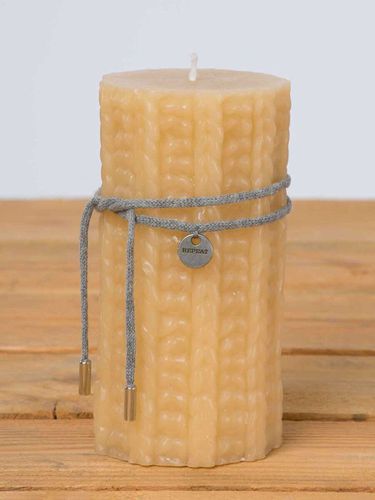 Cable knit candle with pouch - REPEAT cashmere - Modalova