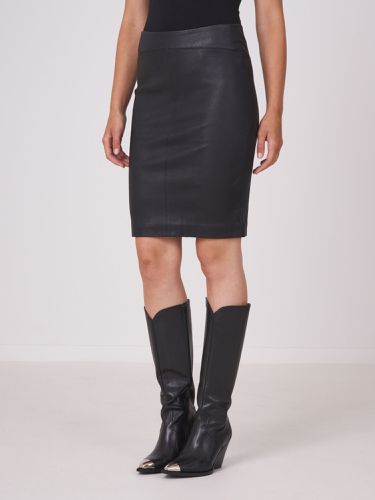 Leather pencil skirt - REPEAT cashmere - Modalova