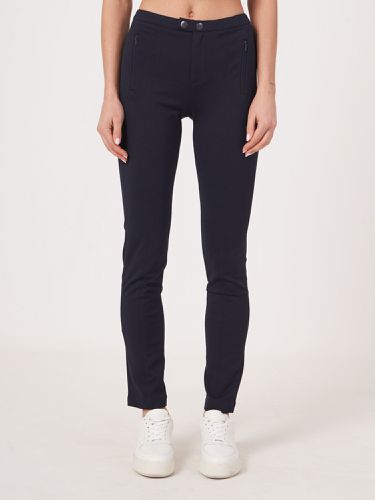 Ponte pants with visible front seam - REPEAT cashmere - Modalova