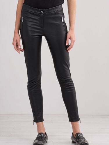 Leather trousers - REPEAT cashmere - Modalova