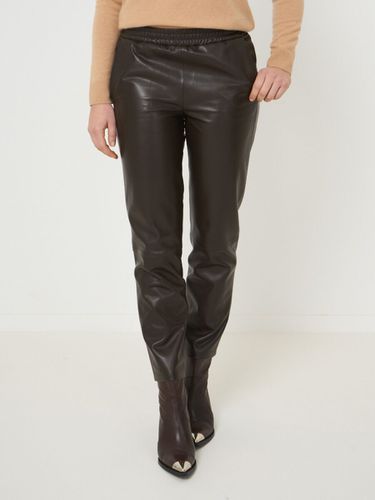 Loose fit leather trousers - REPEAT cashmere - Modalova