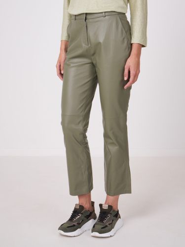 Wide leather pants - REPEAT cashmere - Modalova