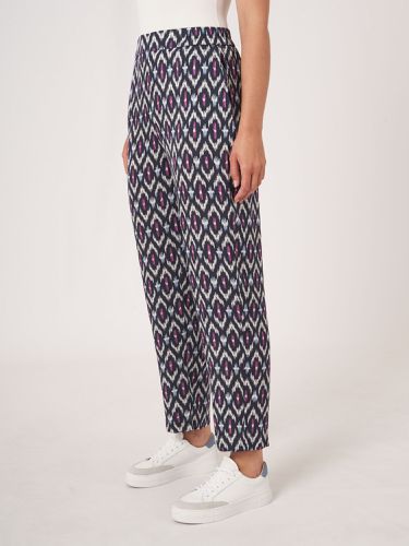 Silk pants with ikat print - REPEAT cashmere - Modalova