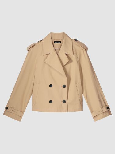 Cropped trench jacket - REPEAT cashmere - Modalova