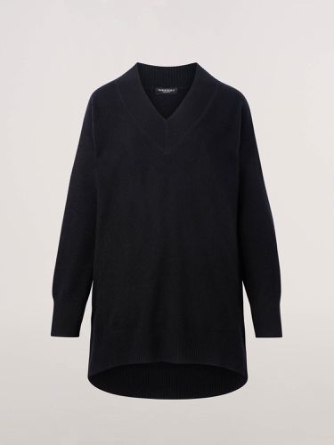 Long organic cashmere sweater with deep V-neck - REPEAT cashmere - Modalova