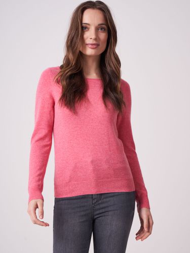 Basic fine knit organic cashmere boat neck sweater - REPEAT cashmere - Modalova