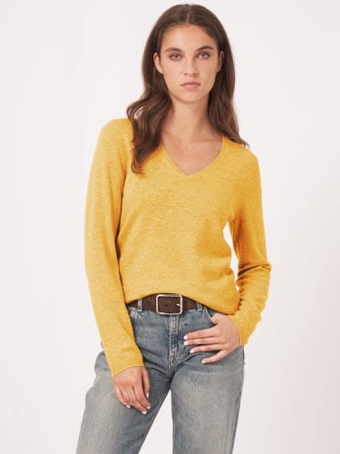 Basic cashmere blend V-neck sweater - REPEAT cashmere - Modalova