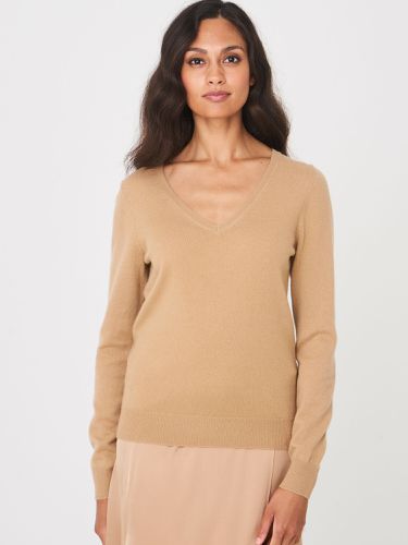 Basic pure cashmere V-neck jumper - REPEAT cashmere - Modalova