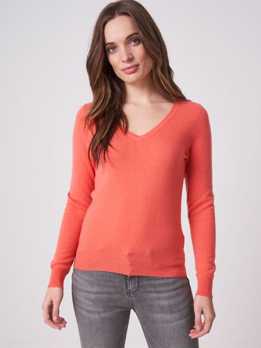 Basic pure cashmere V-neck jumper - REPEAT cashmere - Modalova