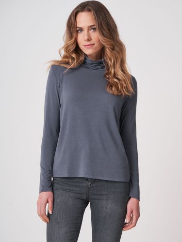 Turtleneck jersey long-sleeved top - REPEAT cashmere - Modalova