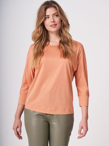 Batwing top with 3/4 sleeve - REPEAT cashmere - Modalova