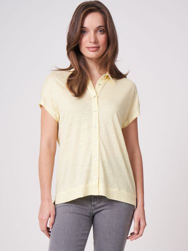 Linen shirt top - REPEAT cashmere - Modalova