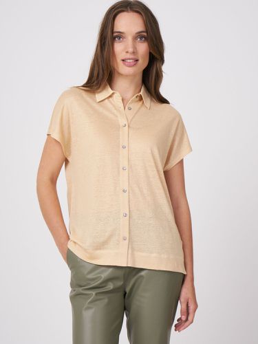 Linen shirt top - REPEAT cashmere - Modalova