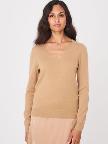 Organic cashmere V-neck jumper - REPEAT cashmere - Modalova