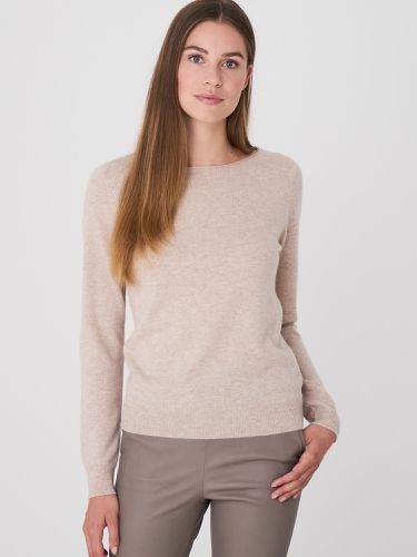 Basic organic cashmere boat neck jumper - REPEAT cashmere - Modalova