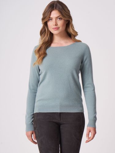 Cashmere boat neck jumper - REPEAT cashmere - Modalova