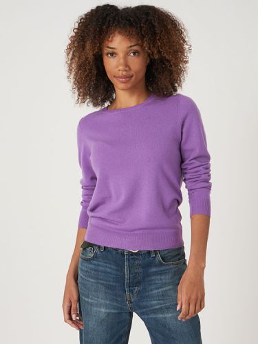 Basic organic cashmere sweater with round neckline - REPEAT cashmere - Modalova