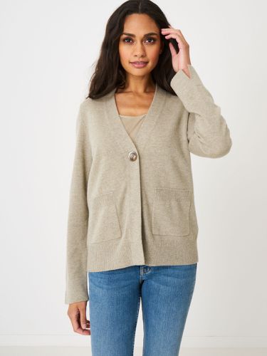 Organic cashmere cardigan with front pockets - REPEAT cashmere - Modalova