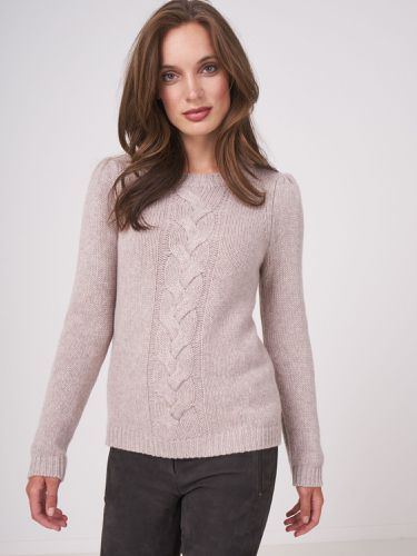 Organic cashmere cable knit pullover - REPEAT cashmere - Modalova