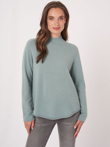 A-line cashmere sweater with stand collar - REPEAT cashmere - Modalova