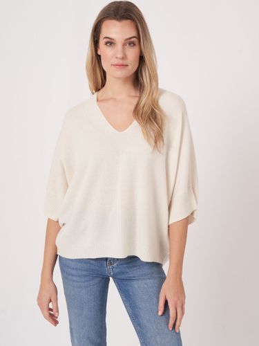 Oversized sleeveless organic cashmere sweater - REPEAT cashmere - Modalova