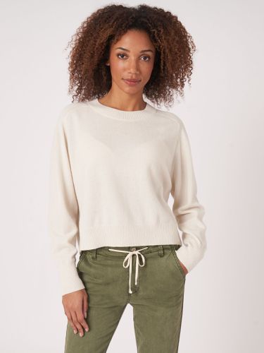 Cropped organic cashmere raglan sweater - REPEAT cashmere - Modalova