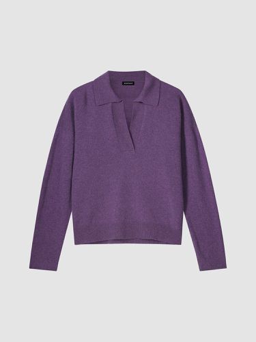Organic cashmere polo neck pullover - REPEAT cashmere - Modalova