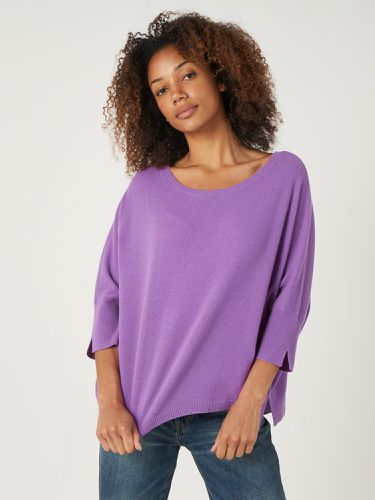Oversized wide organic cashmere sweater - REPEAT cashmere - Modalova