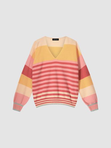 Multicolor striped cashmere sweater - REPEAT cashmere - Modalova