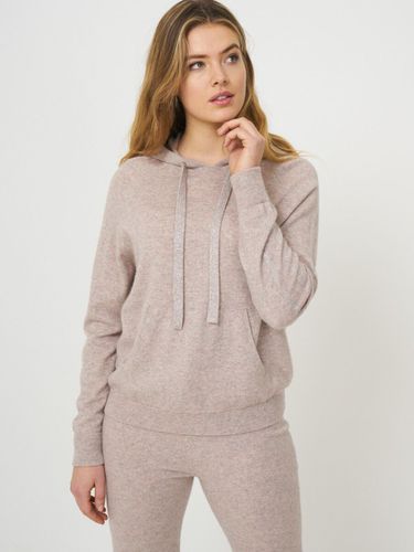 Knitted hoodie in cashmere wool blend - REPEAT cashmere - Modalova